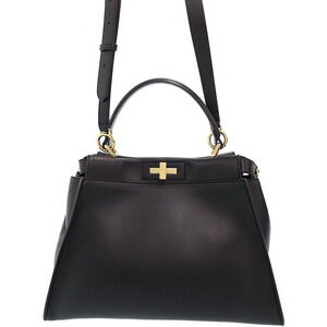 Fendi Peekaboo handbag ISeeU Leather 2way Shoulder Bag